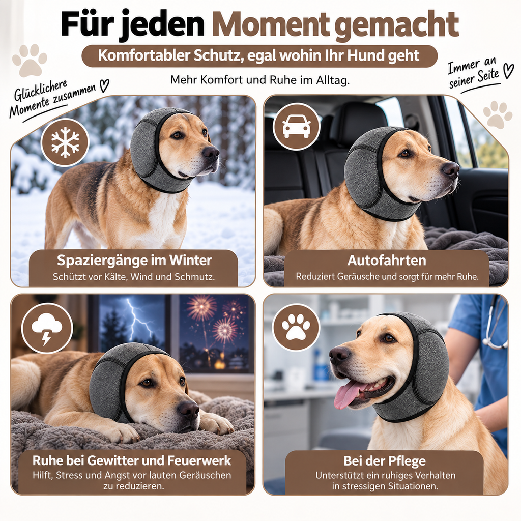 Lärmschutz-Ohrenschützer für Hunde