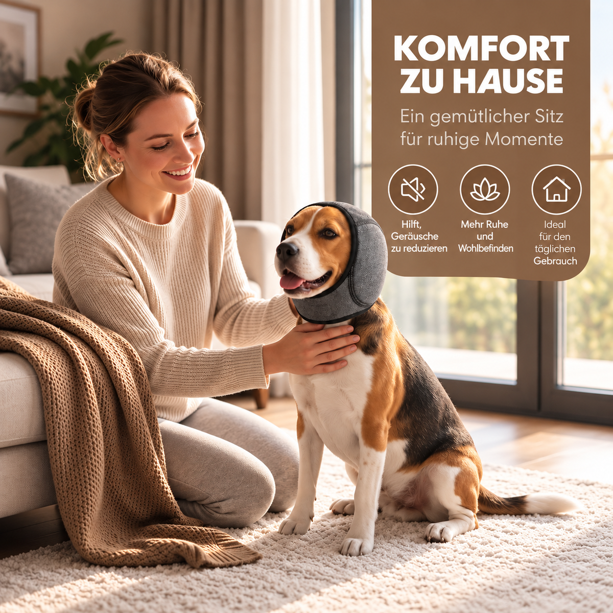 Lärmschutz-Ohrenschützer für Hunde